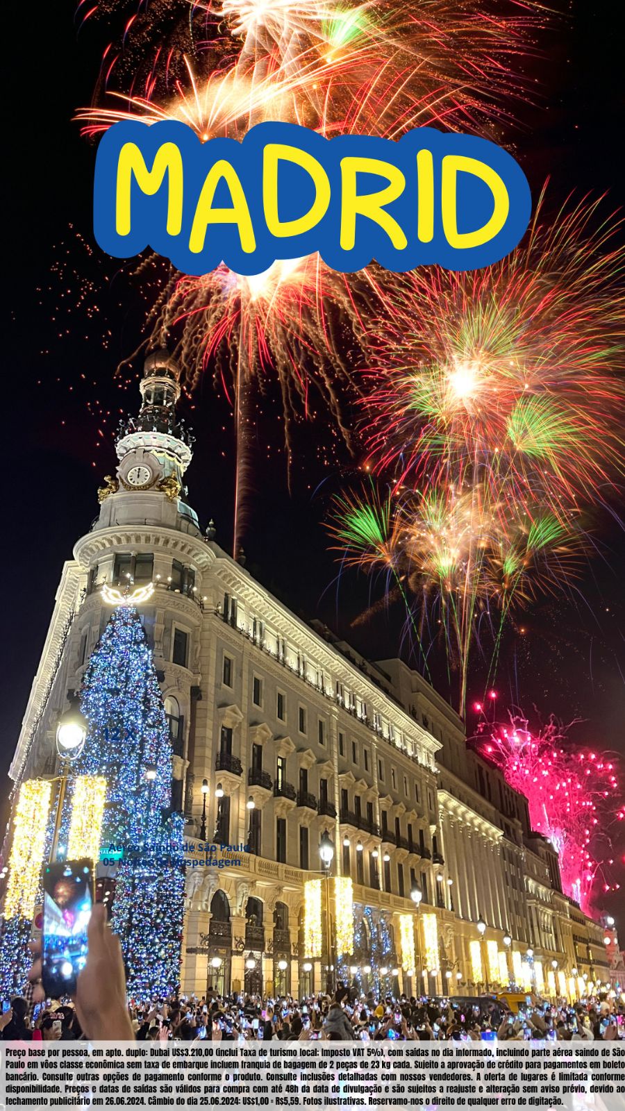 REVEILLON EM MADRID